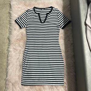 Black & White Mini Dress